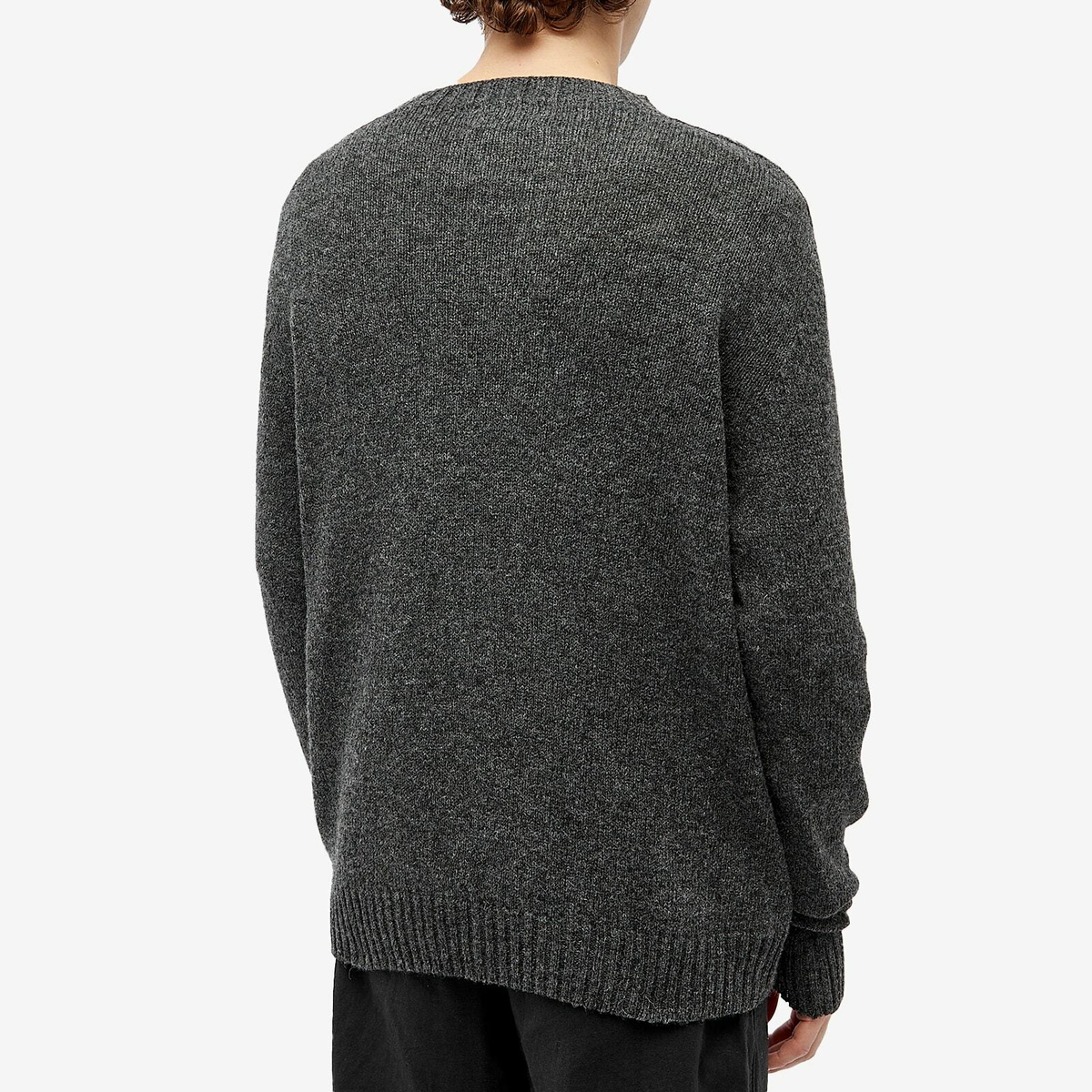 Country Of Origin Men's Supersoft Seamless Crew Knit in Slate Grey