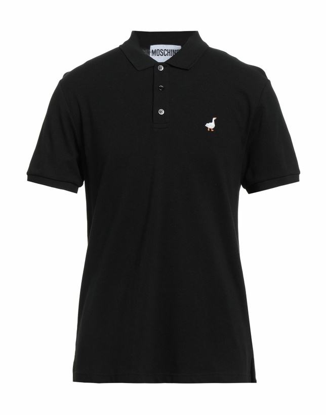Photo: Moschino Couture Mens Polo shirt in Black