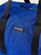 BALENCIAGA - Explorer Logo-Appliquéd Nylon-Canvas Holdall - Blue
