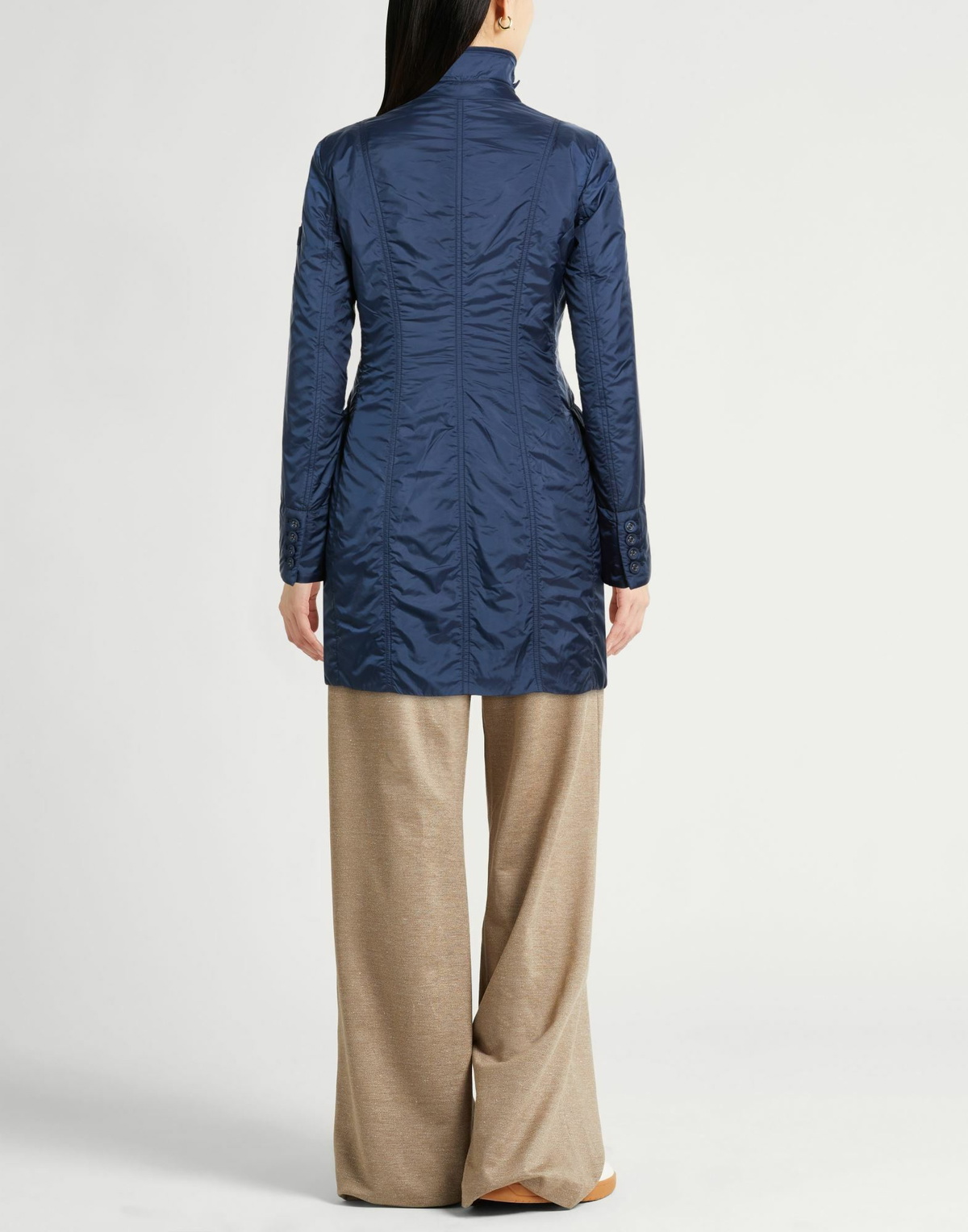 Peuterey Womens Overcoat & Trench Coat in Navy
