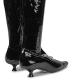 Khaite - Volos patent leather over-the-knee boots