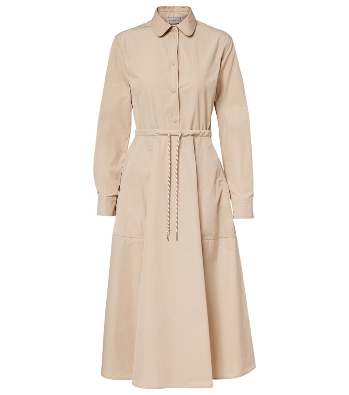Photo: Moncler Poplin shirt dress