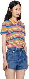 Re/Done Multicolor Striped Cardigan