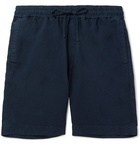 YMC - Cotton and Linen-Blend Drawstring Shorts - Navy