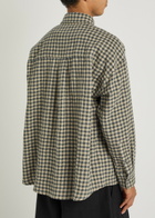Picante Rocco Checked Shirt Off White