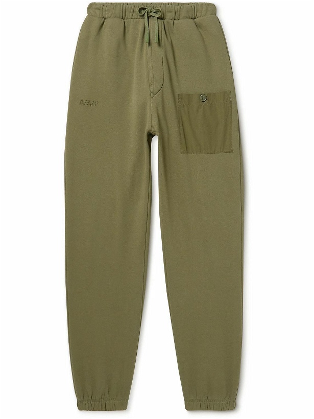 Photo: Applied Art Forms - NM3-1 Cotton-Terry Sweatpants - Green