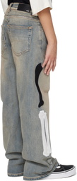 AMIRI Kids Blue Bones Jeans