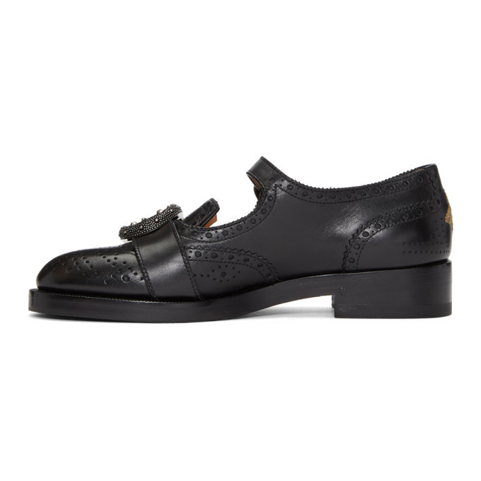 GUCCI Dress shoes / US9 / BLK / Leather / Dionysus / Queercore brogue /  Boxed Black ref.502381 - Joli Closet