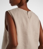 Asceno Trento linen top