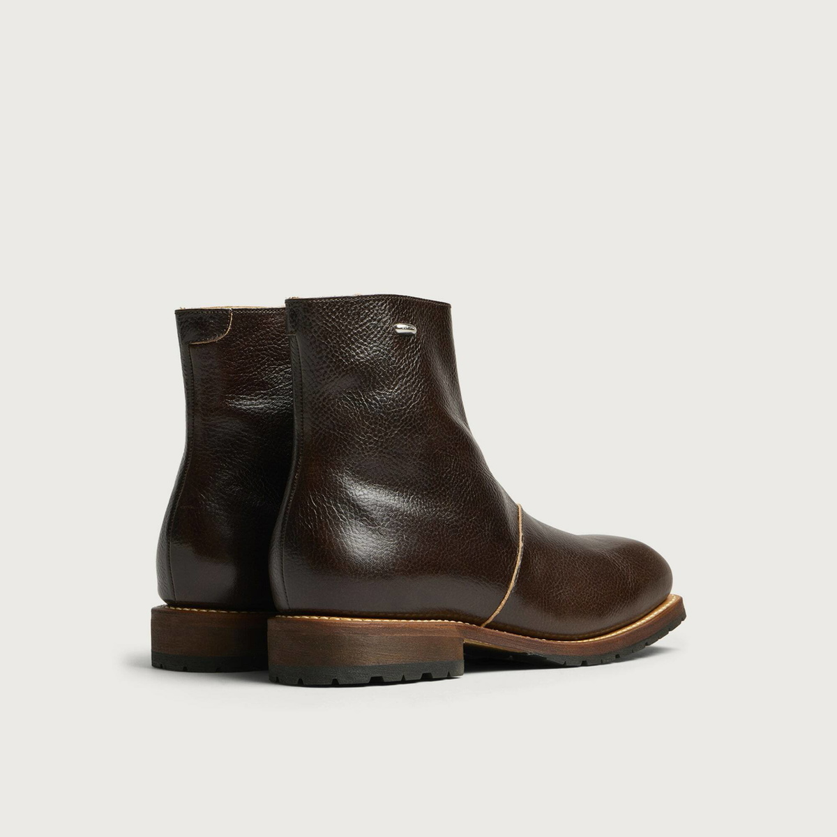 Our Legacy Men's Leather Engine Boot in Deep Americano