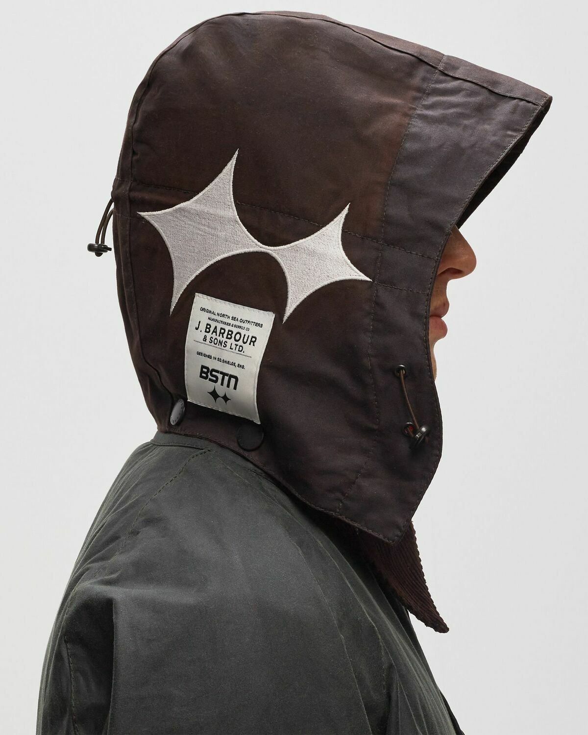 Barbour Barbour X Bstn Brand Plain Hood Brown Hats