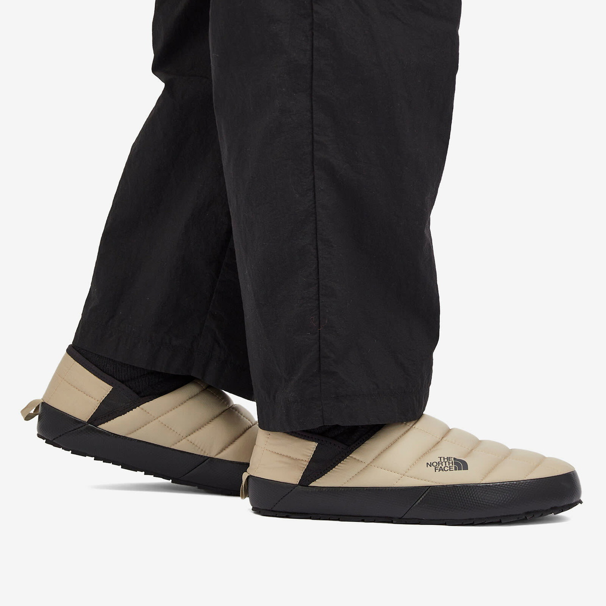 The North Face Men s Thermoball Traction Mule V in Hawthorne Khaki Tnf Black