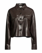 Rag & Bone Womens Jacket Dark in Brown