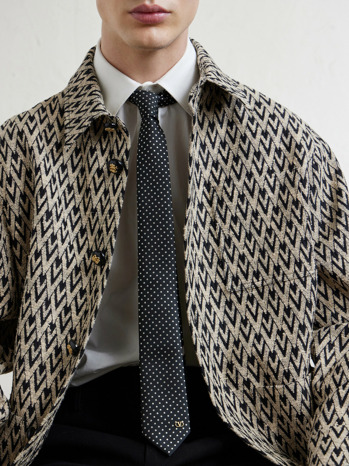 Valentino Garavani - 6cm Polka-Dot Silk-Blend Jacquard Tie