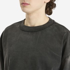 New Amsterdam Surf Association Men's Big Logo Washed Long Sleeve T in Black