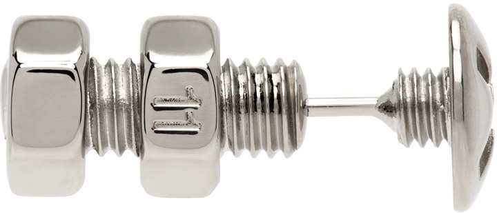Photo: Maison Margiela Silver Bolt & Nut Screw Single Earring