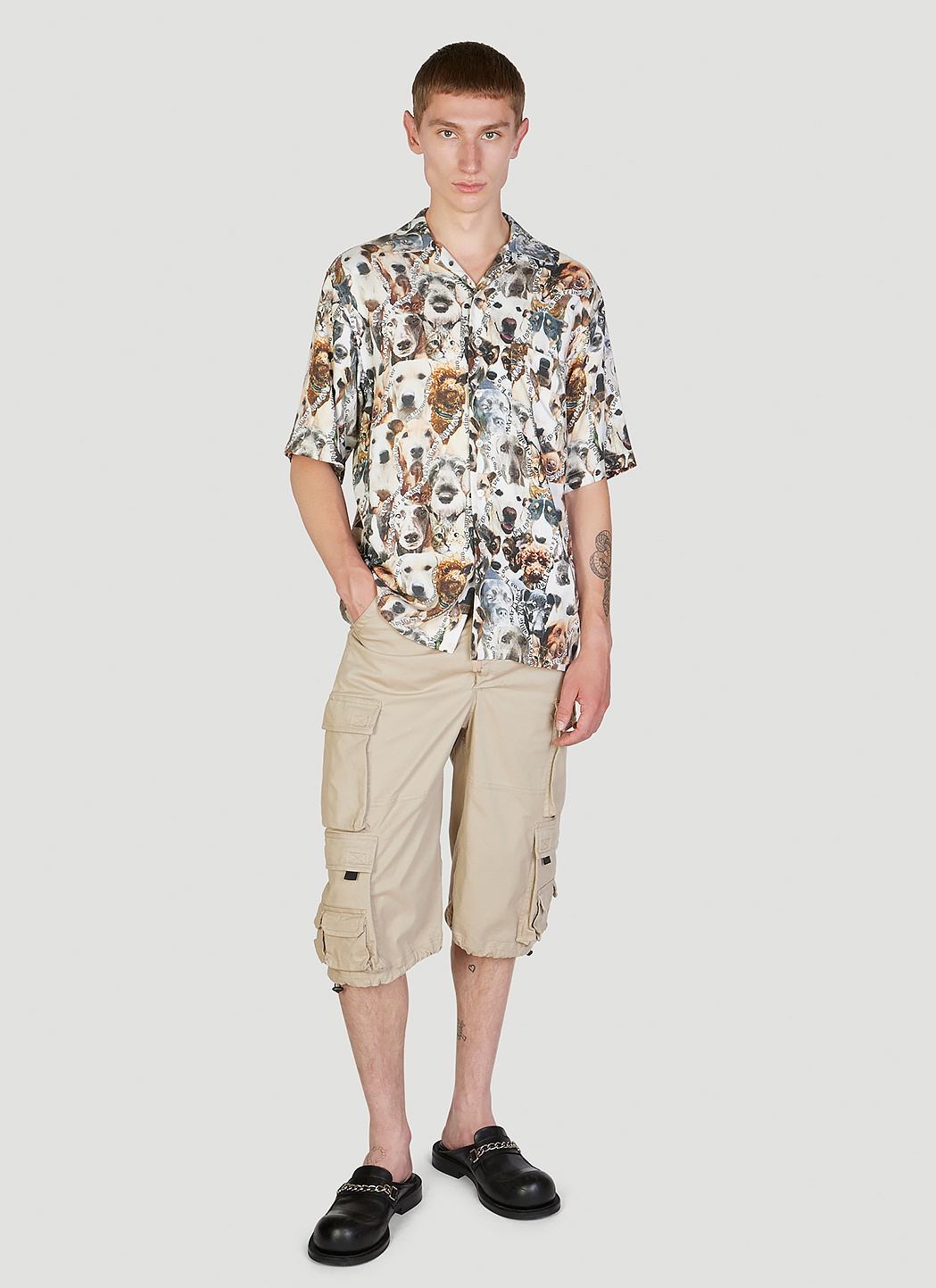 Martine Rose Pulled Cargo Shorts