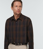 Auralee - Checked wool shirt