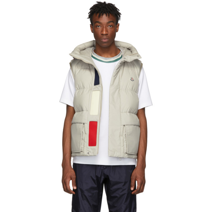 Photo: Moncler Off-White Down Lafage Vest