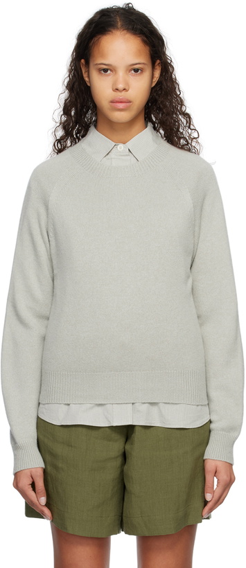 Photo: Margaret Howell Green Short Classic Sweater
