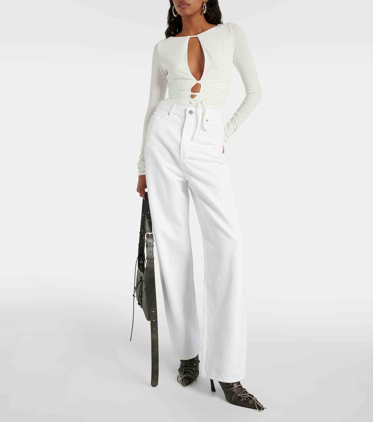 Tove Jennifer cutout crêpe jersey bodysuit