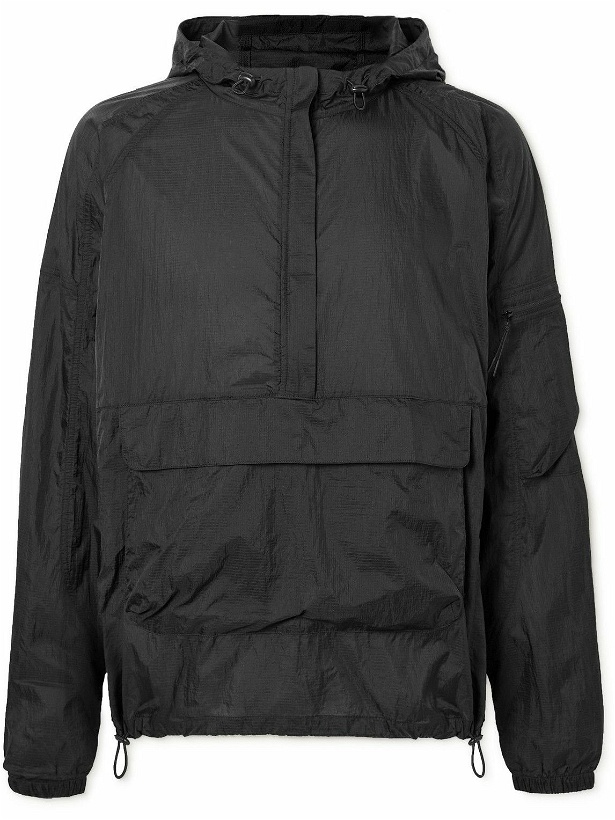 Photo: Outdoor Voices - Windbreaker Ripstop Hooded Jacket - Black