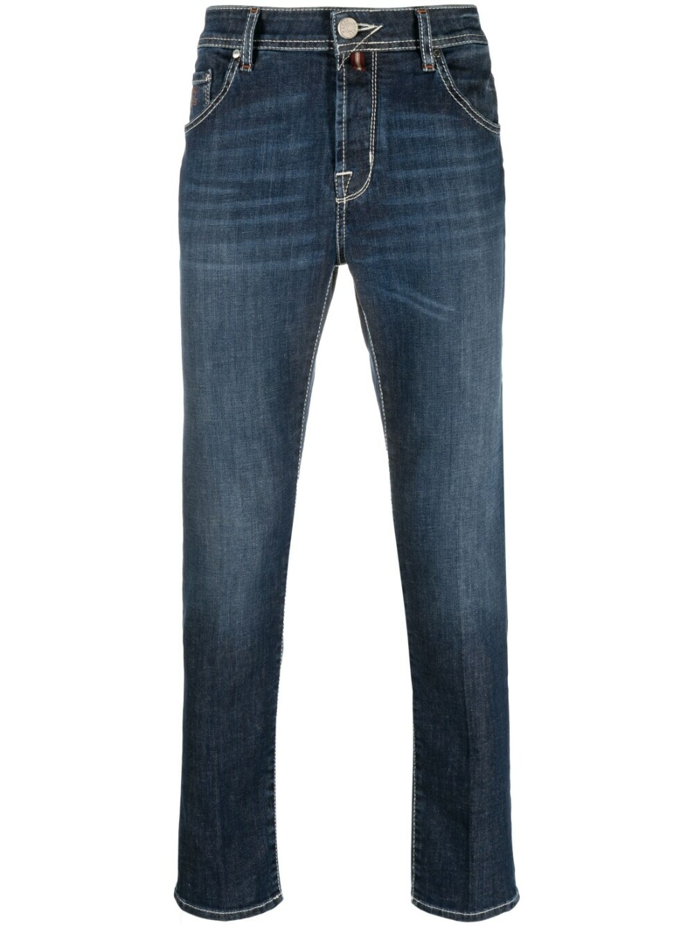Jeans M100 E.Marinella Tokyo - Taille 33 Homme - Denim Bleu/gris Regular