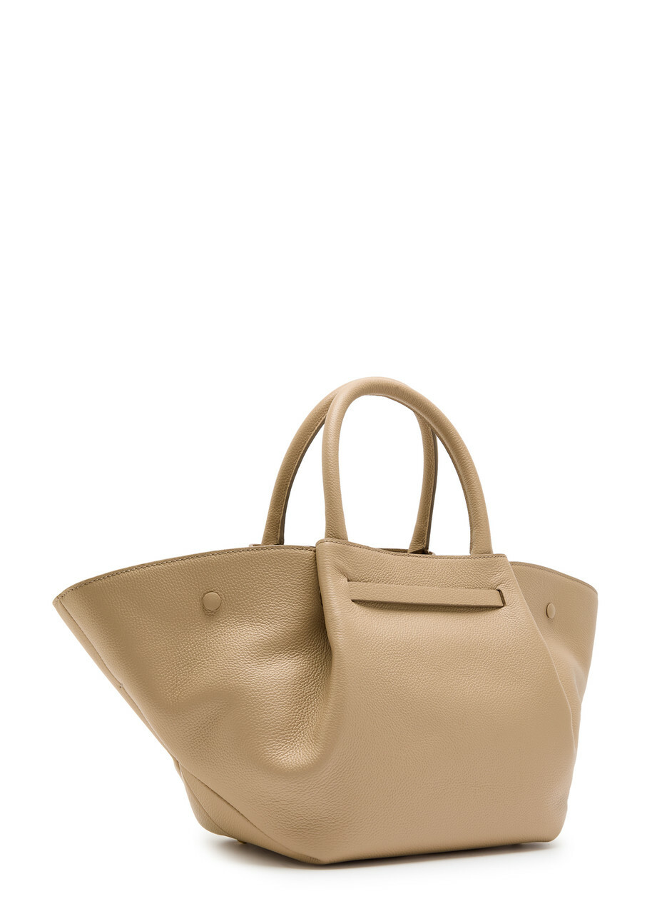 Demellier The Midi New York Grained Leather Tote bag - Taupe - One Size