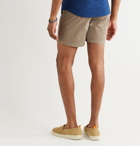 Orlebar Brown - Bulldog Cotton-Blend Twill Shorts - Brown