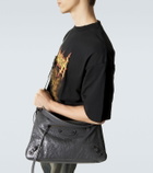 Balenciaga Le City Moto Medium leather shoulder bag