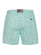 MC2 Saint Barth Comfort Light Classic Stretch Swim Shorts With Flower Print