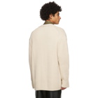 Nanushka Off-White Knit Milo Cardigan