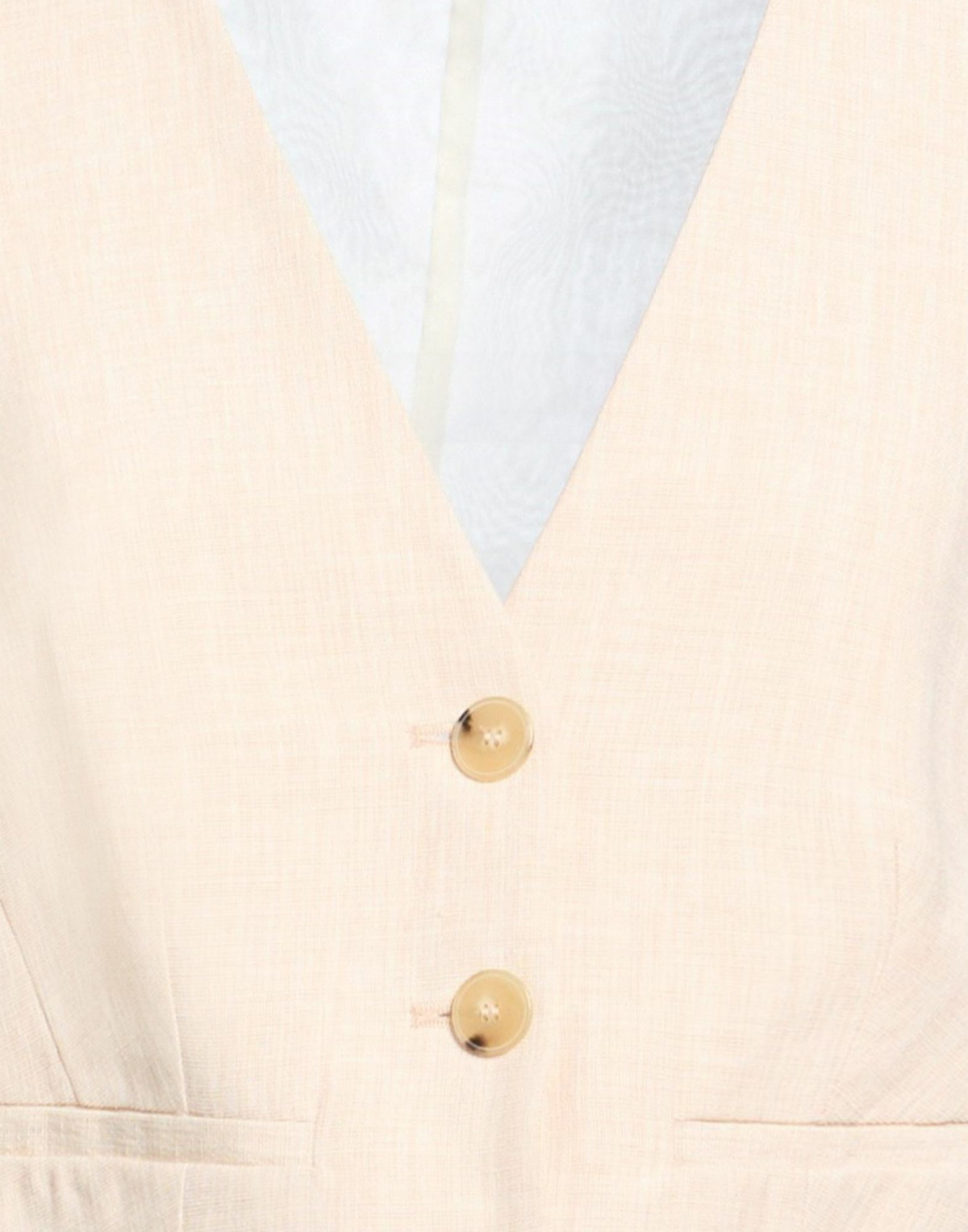 Forte_forte Womens Tailored Vest Apricot