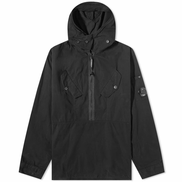 Photo: C.P. Company Men's Quarter Zip Anorak in Black