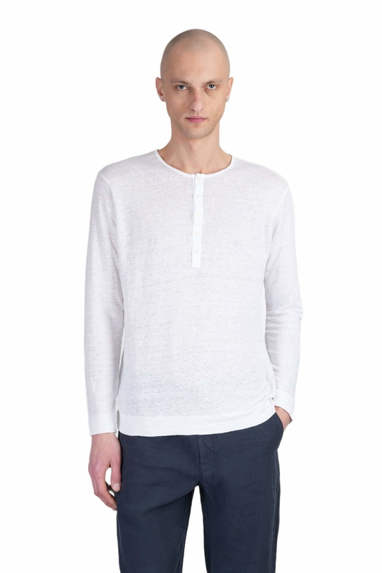 Photo: 120% Lino T-shirt In White Linen