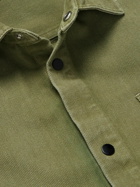 Folk - Assembly Cotton-Twill Overshirt - Green