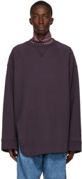 Dries Van Noten Purple Heavy Weight French Terry Sweatshirt