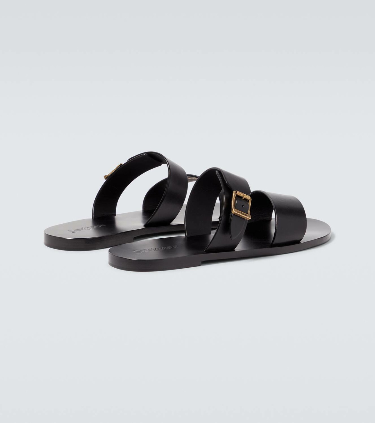 Saint Laurent Ios leather sandals