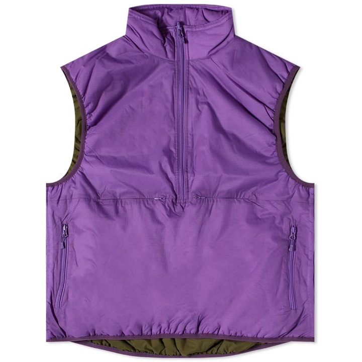 Photo: DAIWA Men's Tech Reversible Pullover Puff Vest in Purple