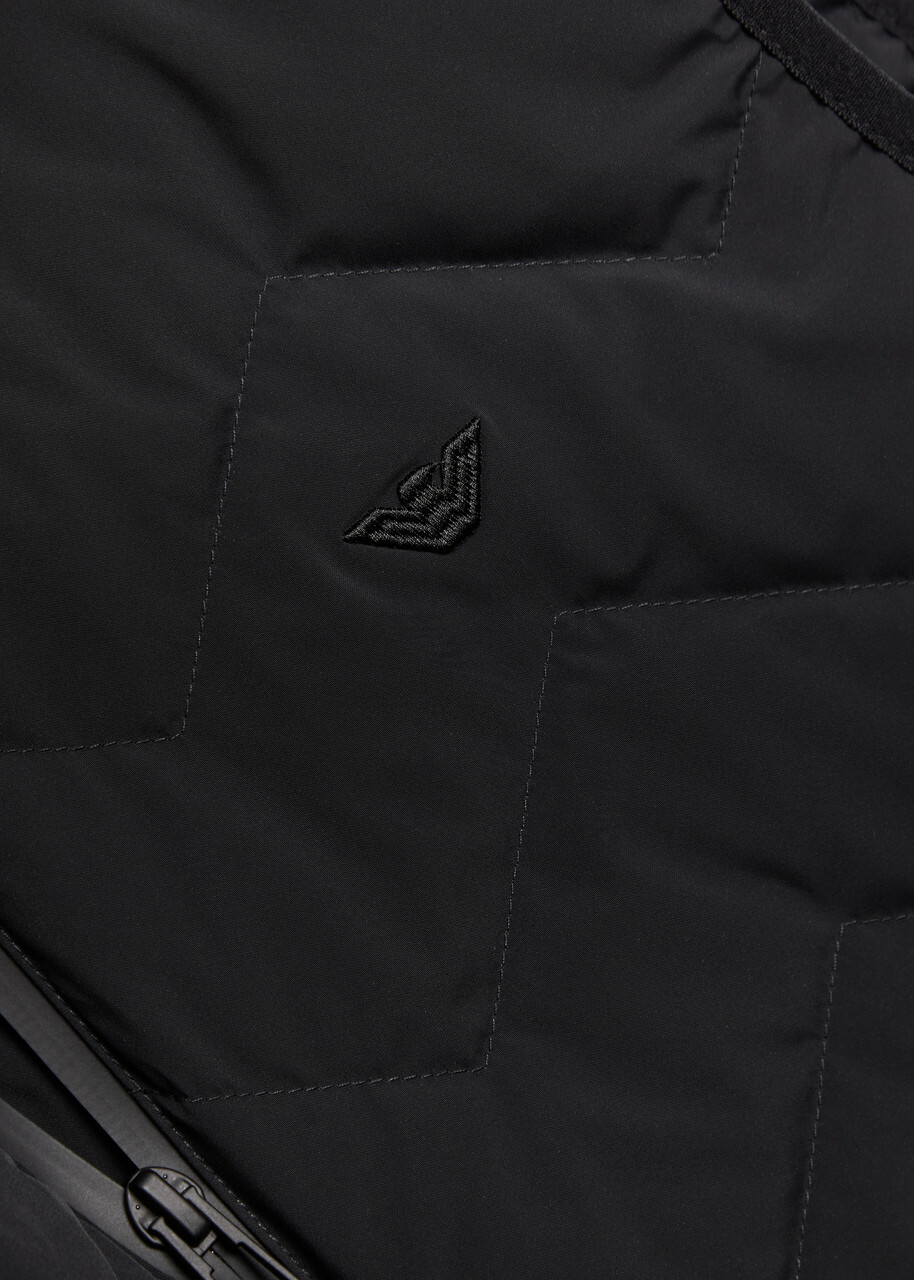 Emporio Armani Water-repellent Padded Stretch-nylon Gilet Black