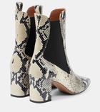 Paris Texas Anja 70 printed leather boots