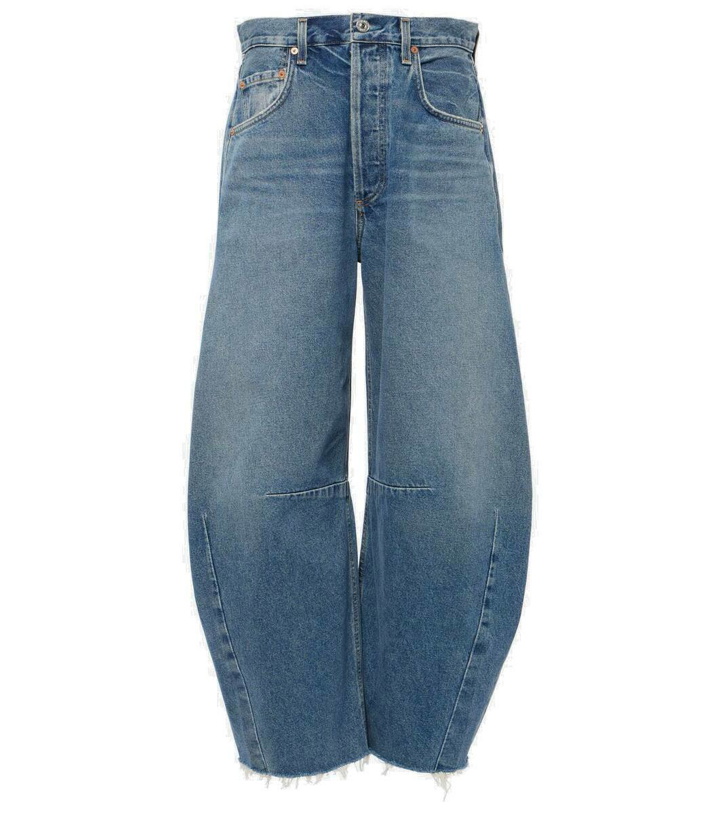 Photo: Citizens of Humanity Horseshoe mid-rise wide-leg jeans