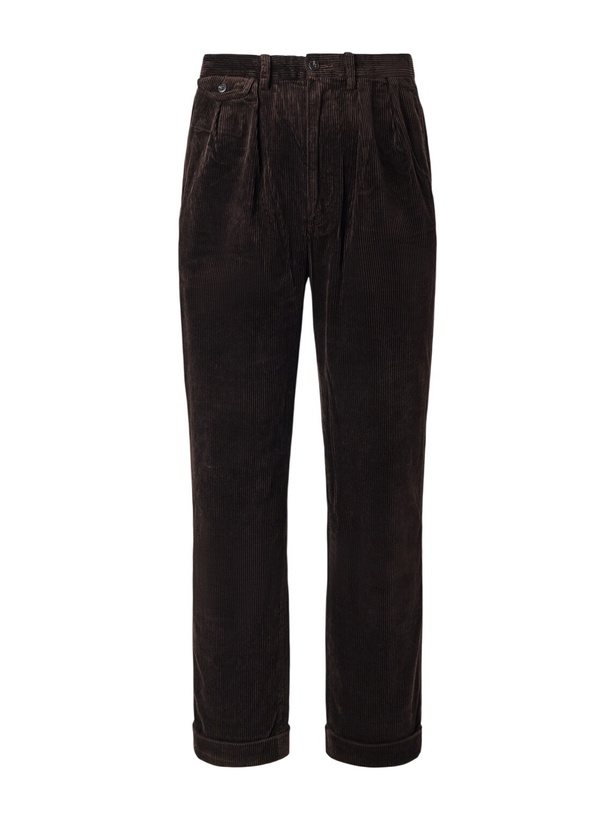 Photo: Polo Ralph Lauren - Straight-Leg Cotton-Corduroy Trousers - Brown