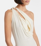 Rick Owens Aaliyah asymmetric draped gown