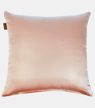 Etro Embroidered cotton cushion