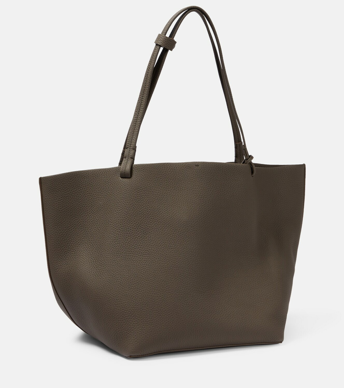 The Row Park Three leather tote bag