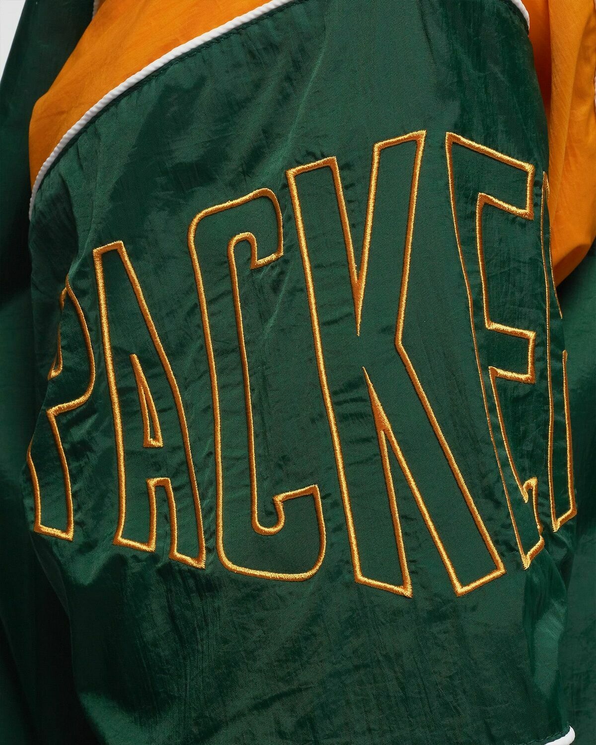 Mitchell & Ness Greenbay Packers   Sideline Jacket Green - Mens - Team Jackets/Track Jackets
