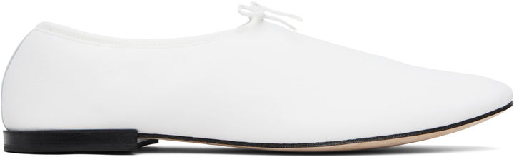 Photo: Repetto White Lucien Ballet Loafers