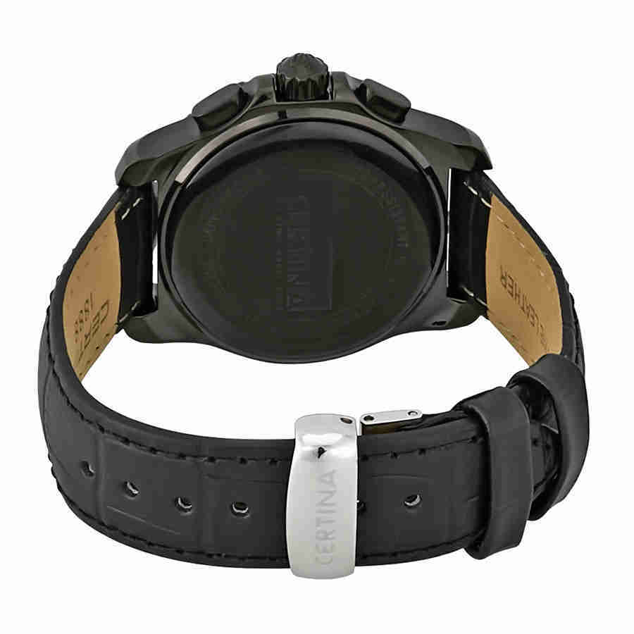 Certina DS First Chronograph Quartz Black Dial Ladies Watch C538.7084.46.61