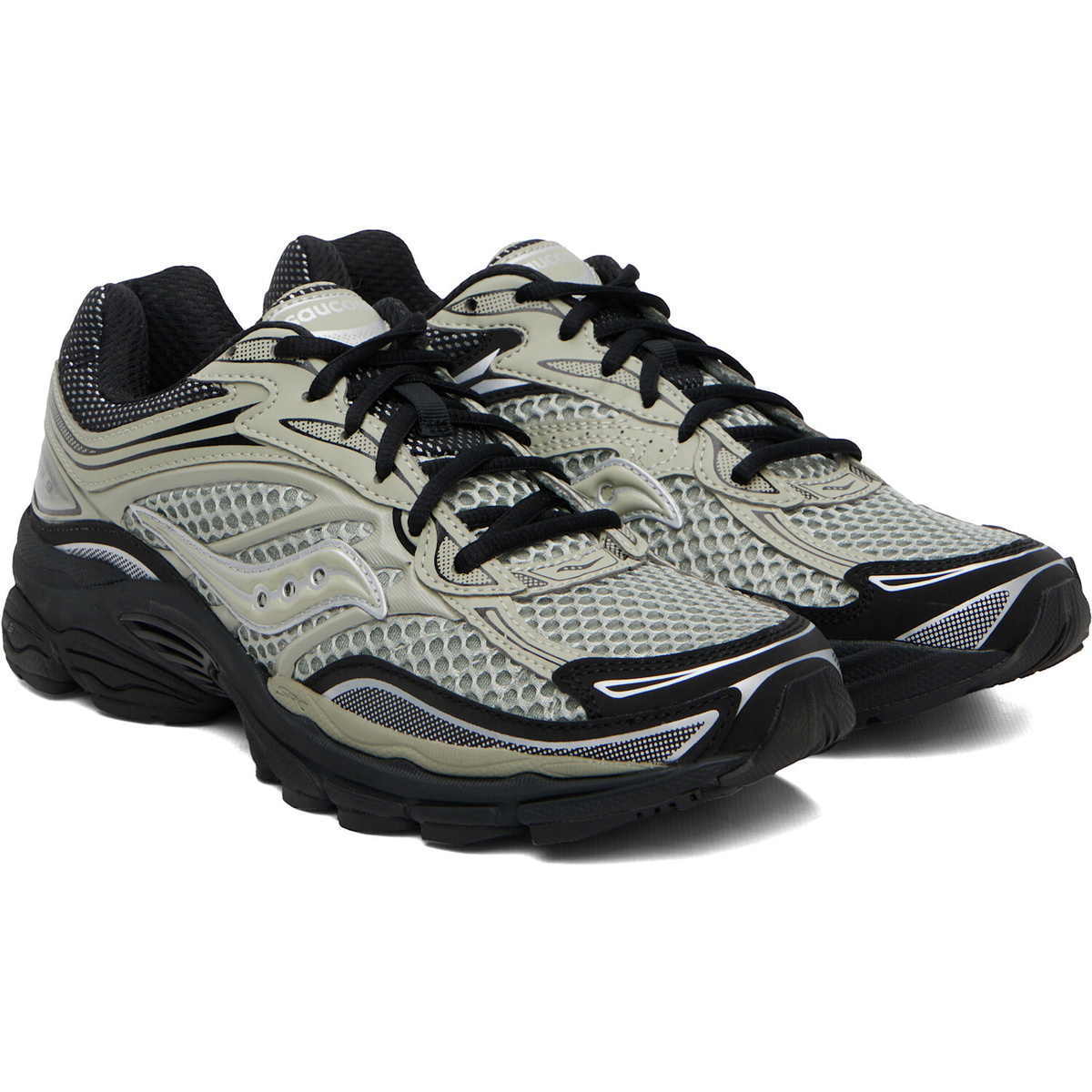 Saucony Green & Black Progrid Omni 9 Sneakers